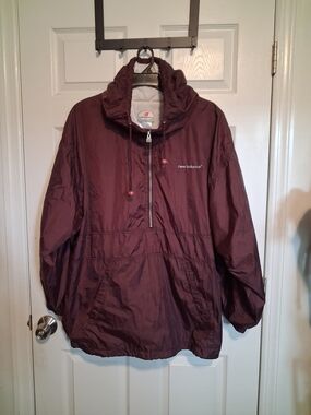 Vintage 90s New Balance Big Logo Half-Zip Windbreaker Anorak - Men's XL